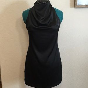 Backless halter dress